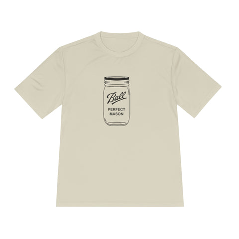 Mason Jar - Sport-Tek Unisex Moisture Wicking Tee T-Shirt - YinzerShop