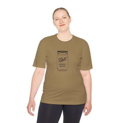 Mason Jar - Sport-Tek Unisex Moisture Wicking Tee T-Shirt - YinzerShop