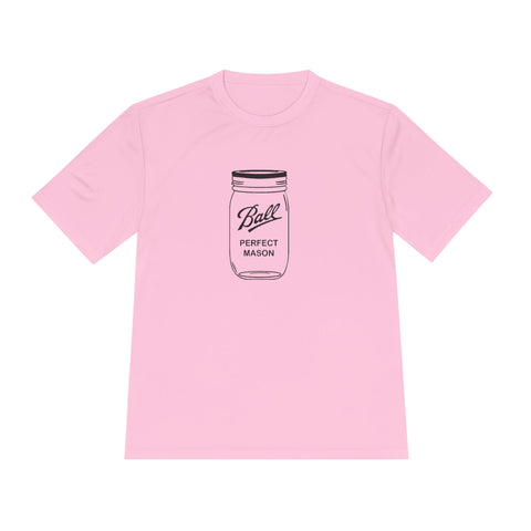 Mason Jar - Sport-Tek Unisex Moisture Wicking Tee T-Shirt - YinzerShop