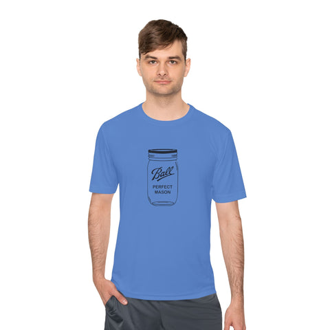 Mason Jar - Sport-Tek Unisex Moisture Wicking Tee T-Shirt - YinzerShop