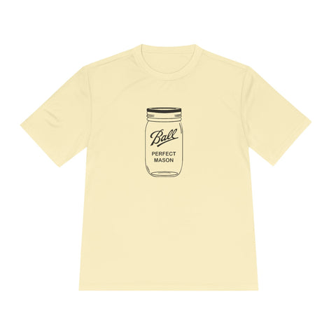 Mason Jar - Sport-Tek Unisex Moisture Wicking Tee T-Shirt - YinzerShop