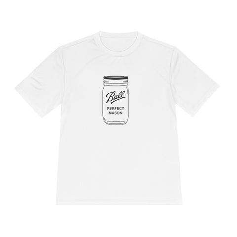 Mason Jar - Sport-Tek Unisex Moisture Wicking Tee T-Shirt - YinzerShop