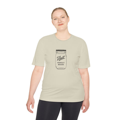 Mason Jar - Sport-Tek Unisex Moisture Wicking Tee T-Shirt - YinzerShop