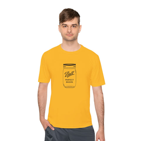Mason Jar - Sport-Tek Unisex Moisture Wicking Tee T-Shirt - YinzerShop