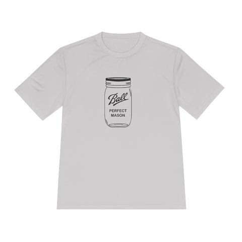 Mason Jar - Sport-Tek Unisex Moisture Wicking Tee T-Shirt - YinzerShop
