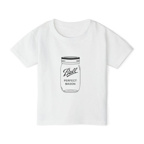 Mason Jar - Toddler T-Shirt Kids Apparel - YinzerShop
