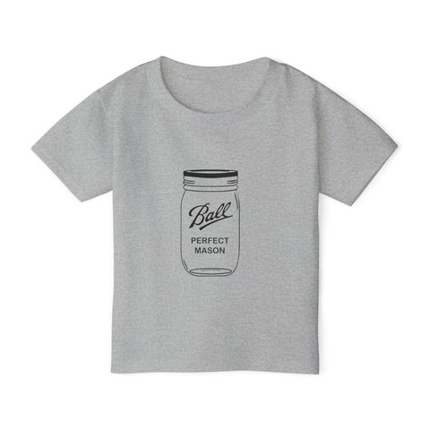 Mason Jar - Toddler T-Shirt Kids Apparel - YinzerShop