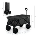 Pittsburgh Steelers - Adventure Wagon Elite All-Terrain Portable Utility Wagon Utility Wagon Picnic Time Family of Brands   