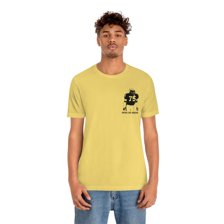 Mean Joe Greene Legend T-Shirt - Back-Printed Graphic Tee T-Shirt Printify   
