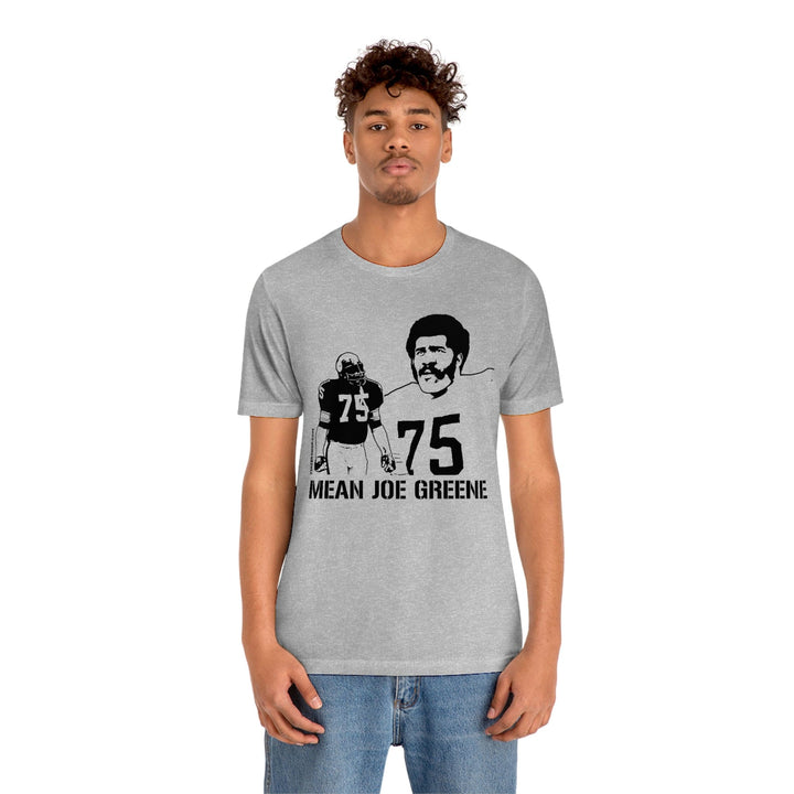 Mean Joe Greene Legend T-Shirt Short Sleeve Tee T-Shirt Printify   