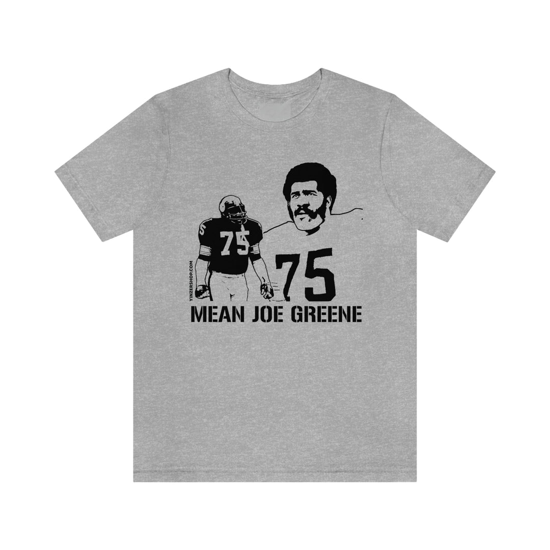 Mean Joe Greene Legend T-Shirt Short Sleeve Tee T-Shirt Printify Athletic Heather S 