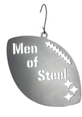 Men of Steel Football Christmas Ornament Ornament - YinzerShop