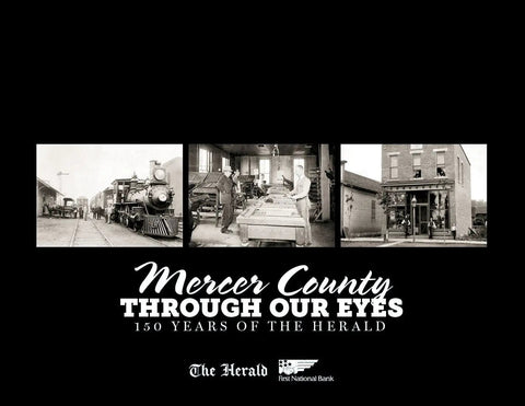 Mercer County History Book - 150 Years Newspaper & Historic Sharon Photos Hardcover Book - YinzerShop