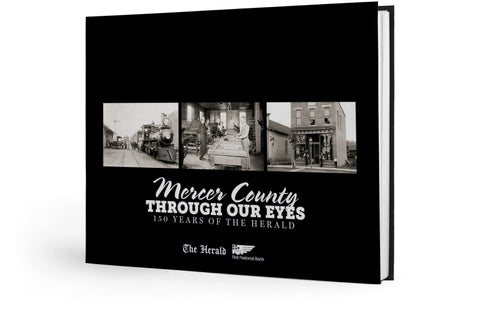 Mercer County History Book - 150 Years Newspaper & Historic Sharon Photos Hardcover Book - YinzerShop
