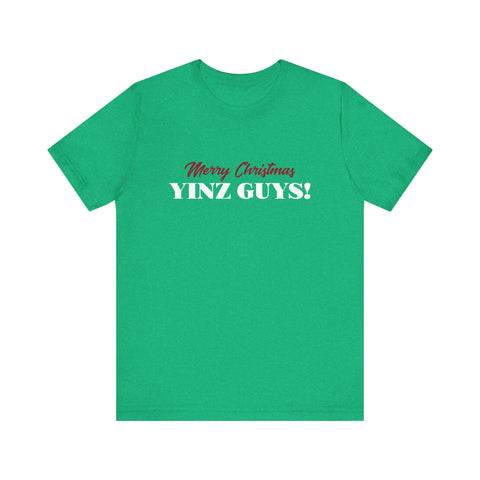 Merry Christmas Yinz Guys - Pittsburgh Christmas Shirt T-Shirt - YinzerShop