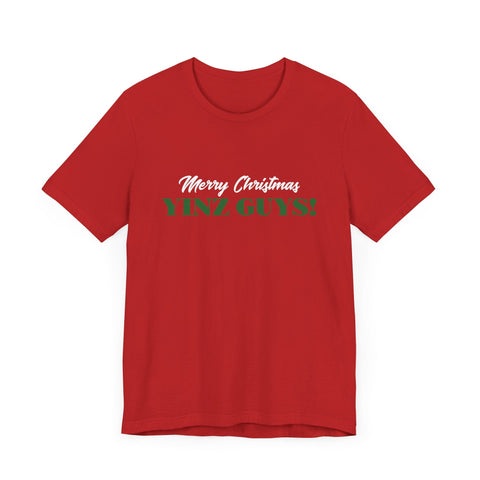 Merry Christmas Yinz Guys - Pittsburgh Christmas Shirt T-Shirt - YinzerShop