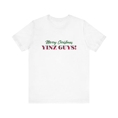 Merry Christmas Yinz Guys - Pittsburgh Christmas Shirt T-Shirt - YinzerShop
