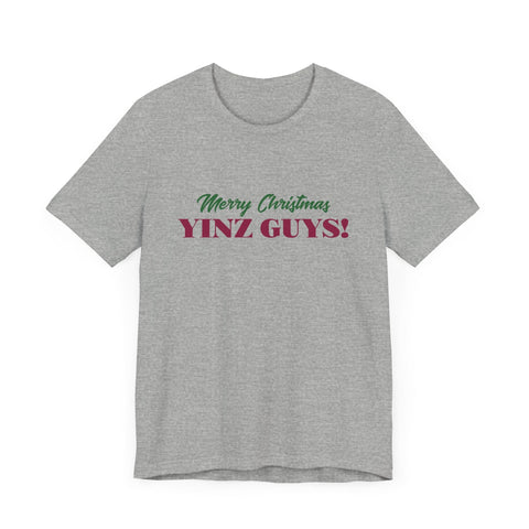 Merry Christmas Yinz Guys - Pittsburgh Christmas Shirt T-Shirt - YinzerShop