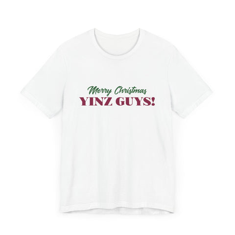 Merry Christmas Yinz Guys - Pittsburgh Christmas Shirt T-Shirt - YinzerShop