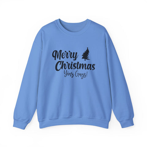 Merry Christmas Yinz! - Heavy Blend™ Crewneck Sweatshirt Sweatshirt - YinzerShop