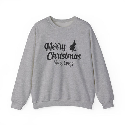 Merry Christmas Yinz! - Heavy Blend™ Crewneck Sweatshirt Sweatshirt - YinzerShop