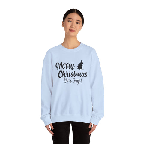 Merry Christmas Yinz! - Heavy Blend™ Crewneck Sweatshirt Sweatshirt - YinzerShop