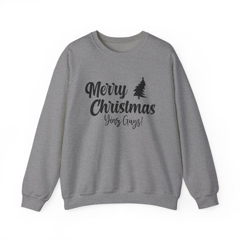 Merry Christmas Yinz! - Heavy Blend™ Crewneck Sweatshirt Sweatshirt - YinzerShop