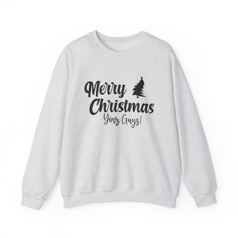 Merry Christmas Yinz! - Heavy Blend™ Crewneck Sweatshirt Sweatshirt - YinzerShop