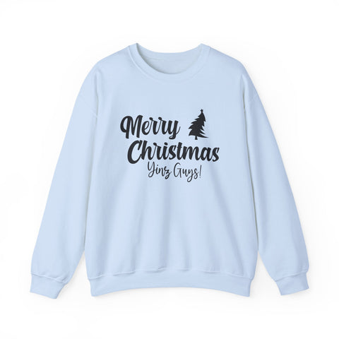 Merry Christmas Yinz! - Heavy Blend™ Crewneck Sweatshirt Sweatshirt - YinzerShop