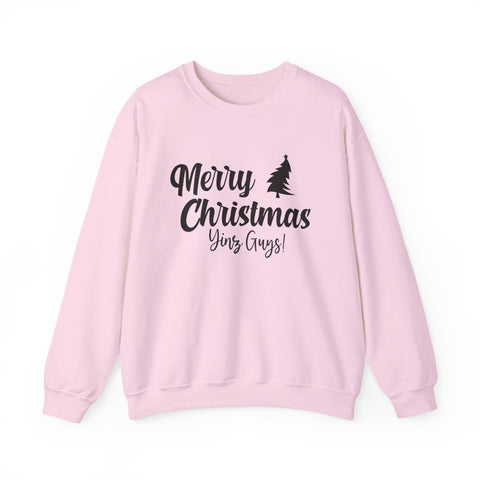 Merry Christmas Yinz! - Heavy Blend™ Crewneck Sweatshirt Sweatshirt - YinzerShop
