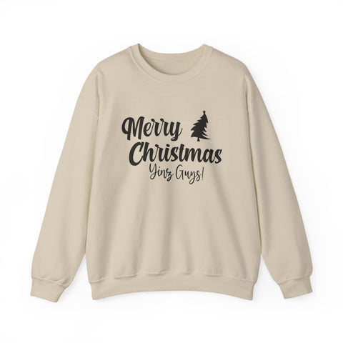 Merry Christmas Yinz! - Heavy Blend™ Crewneck Sweatshirt Sweatshirt - YinzerShop
