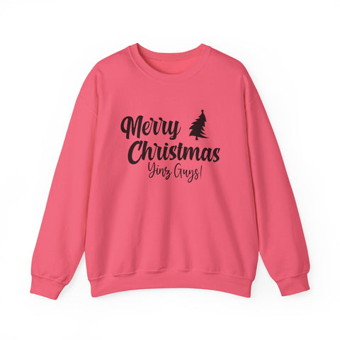 Merry Christmas Yinz! - Heavy Blend™ Crewneck Sweatshirt Sweatshirt - YinzerShop