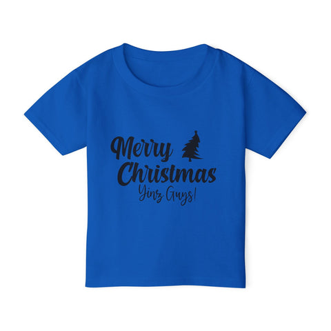 Merry Christmas Yinz - Toddler T-Shirt Kids Apparel - YinzerShop