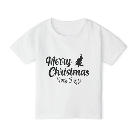 Merry Christmas Yinz - Toddler T-Shirt Kids Apparel - YinzerShop