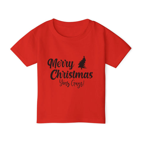 Merry Christmas Yinz - Toddler T-Shirt Kids Apparel - YinzerShop