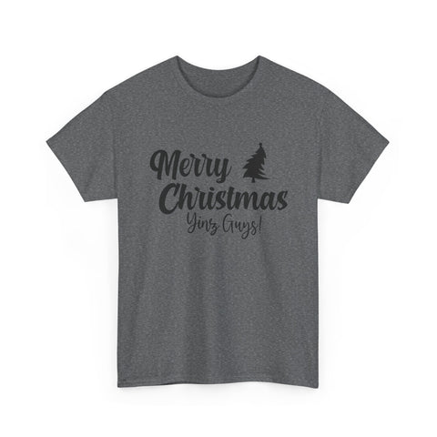 Merry Christmas Yinz! - Unisex Heavy Cotton Tee T-Shirt - YinzerShop