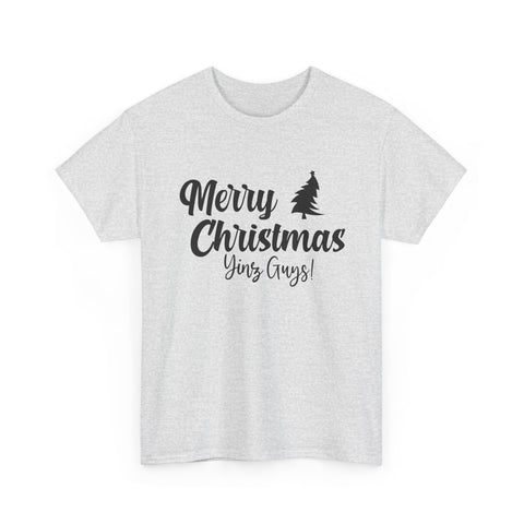 Merry Christmas Yinz! - Unisex Heavy Cotton Tee T-Shirt - YinzerShop