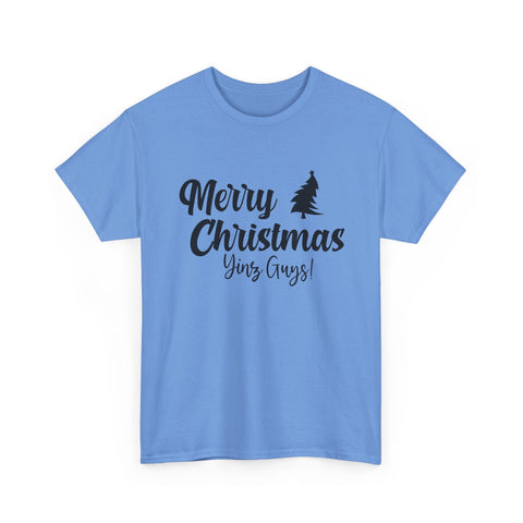 Merry Christmas Yinz! - Unisex Heavy Cotton Tee T-Shirt - YinzerShop