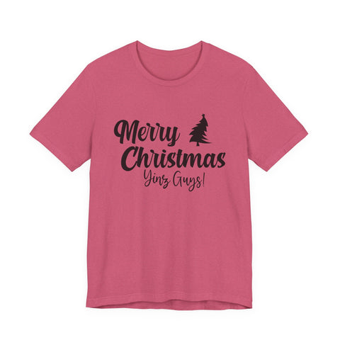 Merry Christmas Yinz! - Unisex Jersey Short Sleeve Tee T-Shirt - YinzerShop