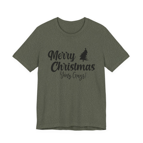 Merry Christmas Yinz! - Unisex Jersey Short Sleeve Tee T-Shirt - YinzerShop
