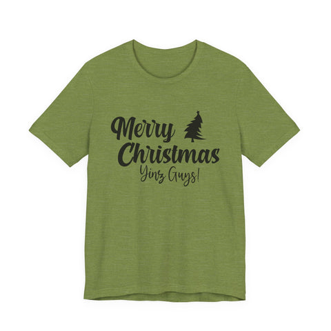 Merry Christmas Yinz! - Unisex Jersey Short Sleeve Tee T-Shirt - YinzerShop