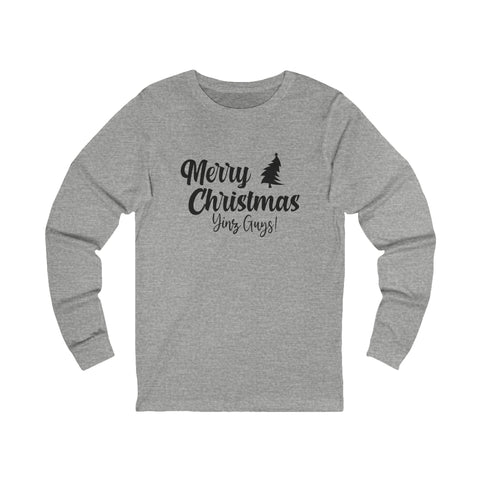 Merry Christmas Yinz - Unisex Long Sleeve Tee Long Sleeve Shirt - YinzerShop