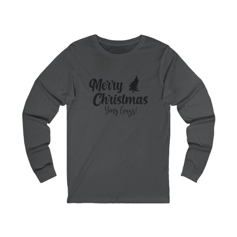 Merry Christmas Yinz - Unisex Long Sleeve Tee Long Sleeve Shirt - YinzerShop