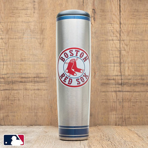 Metal Dugout Mug | MLB Team Logo Baseball Bat Mug - Stainless Steel Travel Tumbler Dugout Mug - YinzerShop