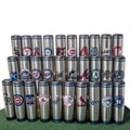 Metal Dugout Mug | MLB Team Logo Baseball Bat Mug - Stainless Steel Travel Tumbler Dugout Mug - YinzerShop