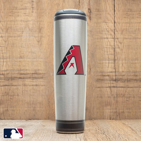 Metal Dugout Mug | MLB Team Logo Baseball Bat Mug - Stainless Steel Travel Tumbler Dugout Mug - YinzerShop