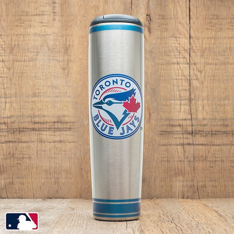 Metal Dugout Mug | MLB Team Logo Baseball Bat Mug - Stainless Steel Travel Tumbler Dugout Mug - YinzerShop