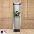 Metal Dugout Mug | MLB Team Logo Baseball Bat Mug - Stainless Steel Travel Tumbler Dugout Mug - YinzerShop