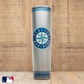 Metal Dugout Mug | MLB Team Logo Baseball Bat Mug - Stainless Steel Travel Tumbler Dugout Mug - YinzerShop