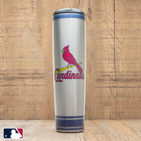 Metal Dugout Mug | MLB Team Logo Baseball Bat Mug - Stainless Steel Travel Tumbler Dugout Mug - YinzerShop